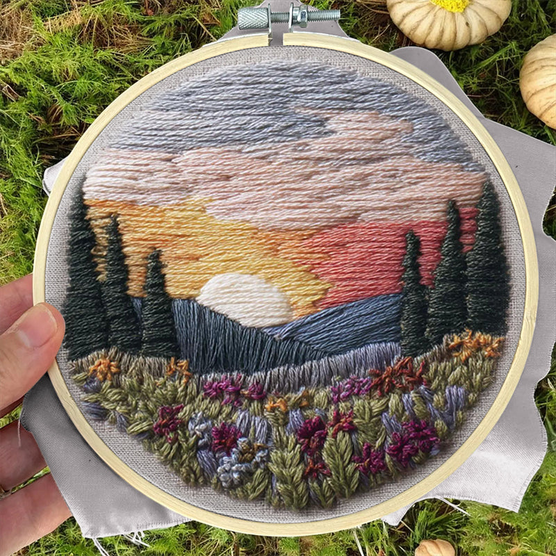 ⛺Landscape Embroidery
