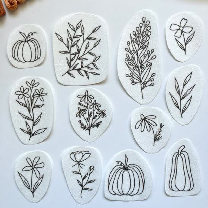 Floral Stick and Stitch Embroidery Patterns - image 3