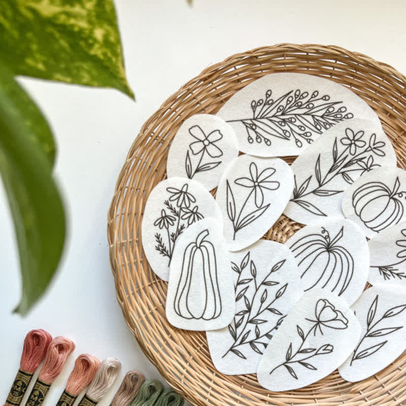 Floral Stick and Stitch Embroidery Patterns - image 0