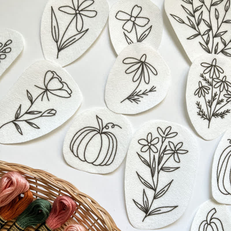 Floral Stick and Stitch Embroidery Patterns - image 2