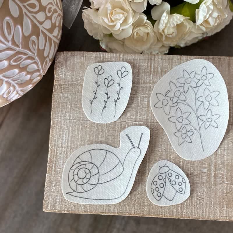 In the Garden Stick and Stitch Embroidery Patterns - image 4