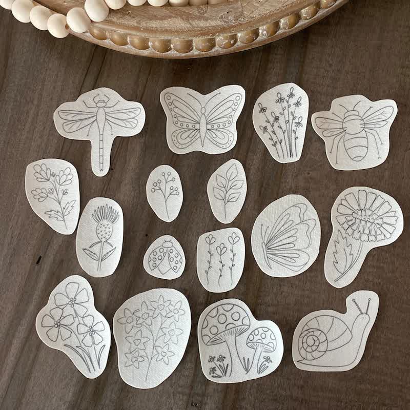 In the Garden Stick and Stitch Embroidery Patterns - image 2