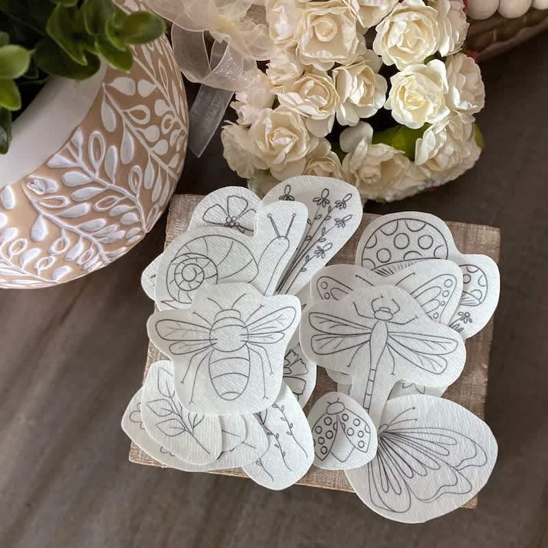 In the Garden Stick and Stitch Embroidery Patterns - image 0