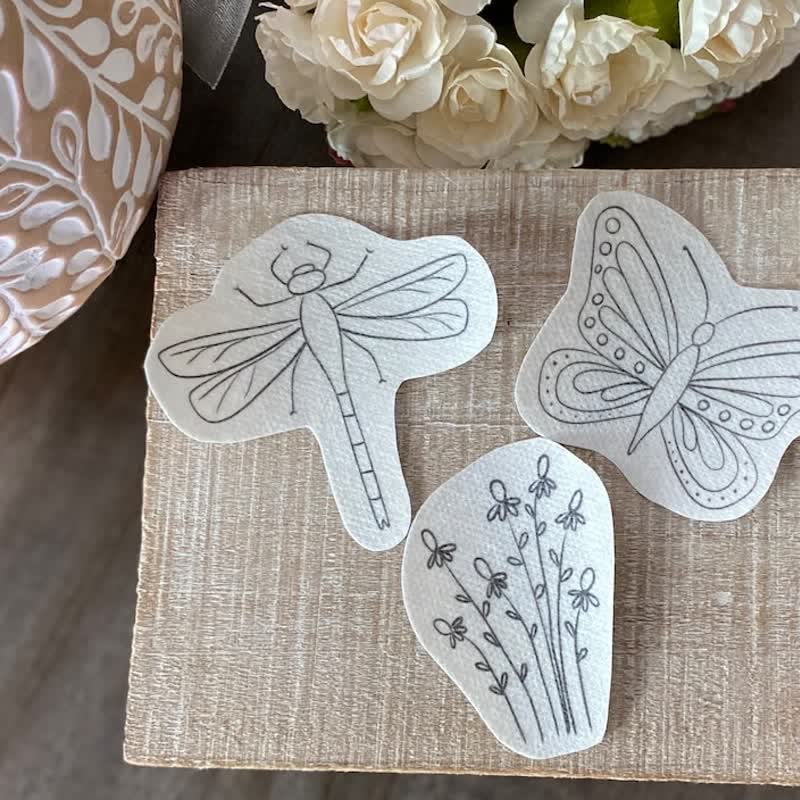 In the Garden Stick and Stitch Embroidery Patterns - image 1