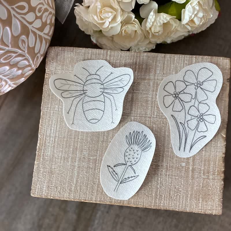 In the Garden Stick and Stitch Embroidery Patterns - image 5