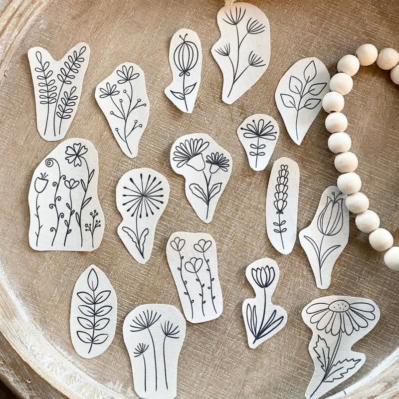 Wildflowers Stick and Stitch Embroidery Patterns - image 1