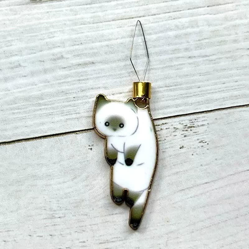 Cat Needle Threader Mini Cute Magnetic Needle Minder Sewing Threading Guide Tool - White Cat - image 8