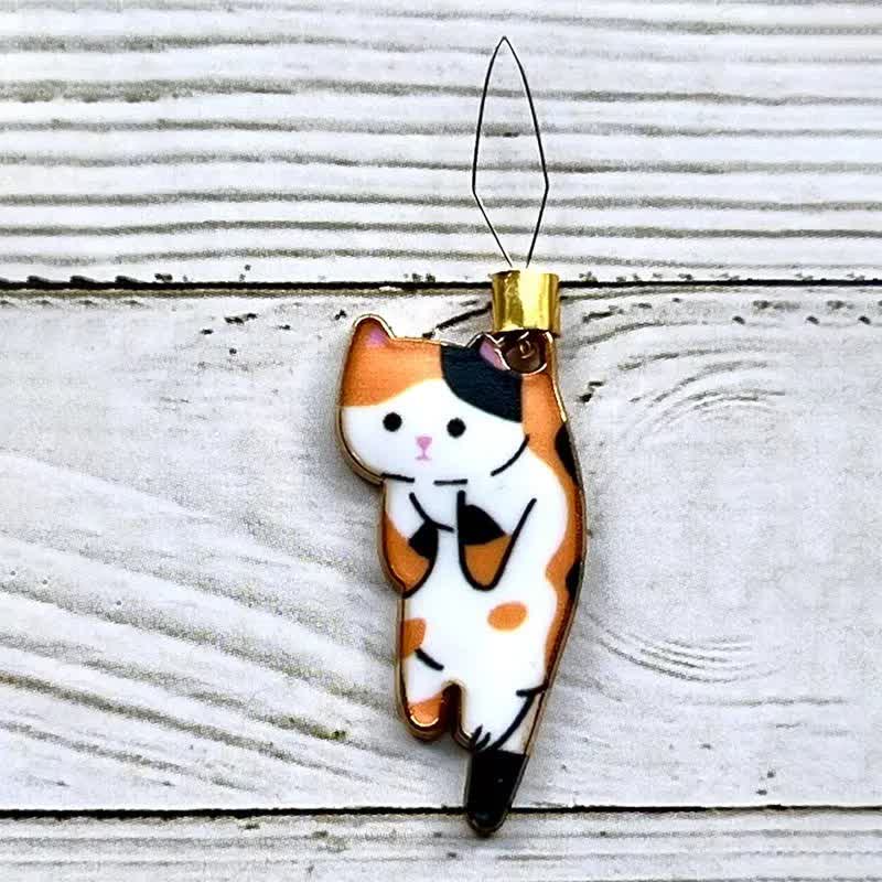 Cat Needle Threader Mini Cute Magnetic Needle Minder Sewing Threading Guide Tool - Orange Cat - image 11