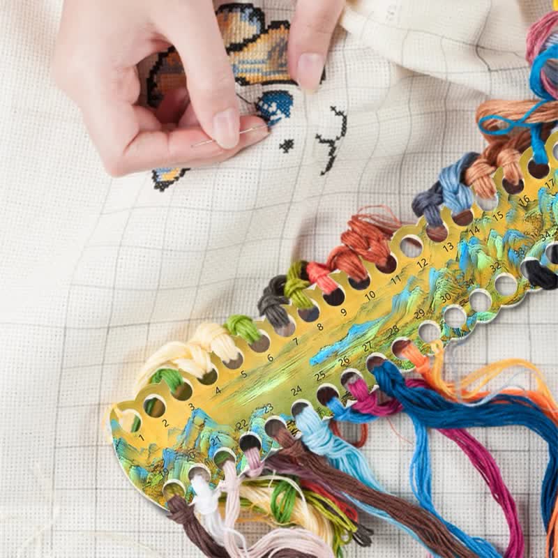 Acrylic Cross Stitch Threading Board Needlework Thread Sorter - image 0