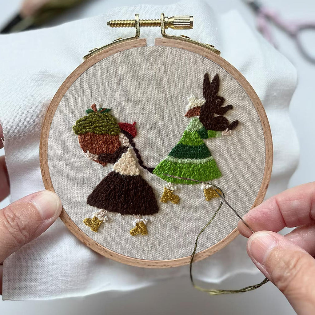 Rubbyoo Embroidery Kit- Harvest Girl | Cozy Crafts Diy Kit For Women - image 3