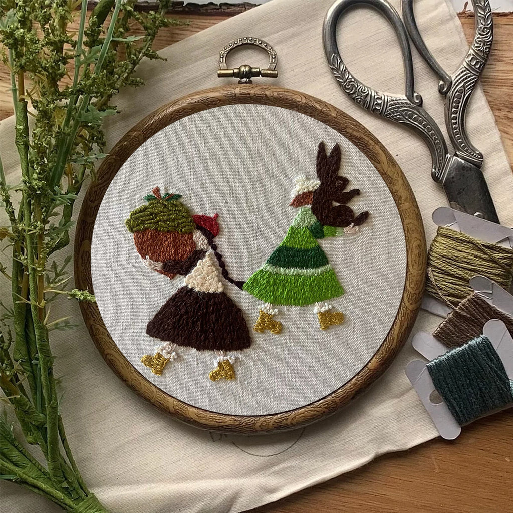 Rubbyoo Embroidery Kit- Harvest Girl | Cozy Crafts Diy Kit For Women - image 6