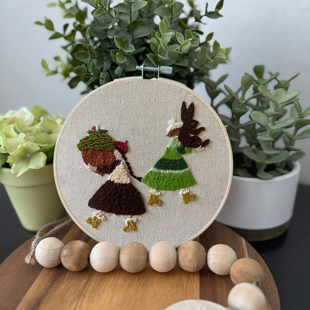 Rubbyoo Embroidery Kit- Harvest Girl | Cozy Crafts Diy Kit For Women - image 8