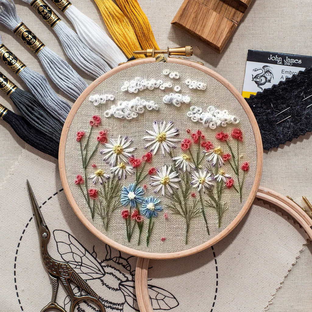 Rubbyoo Embroidery Kit- Daisy Pattern | Embroidery Kit For Beginner,Modern Embroidery - image 8