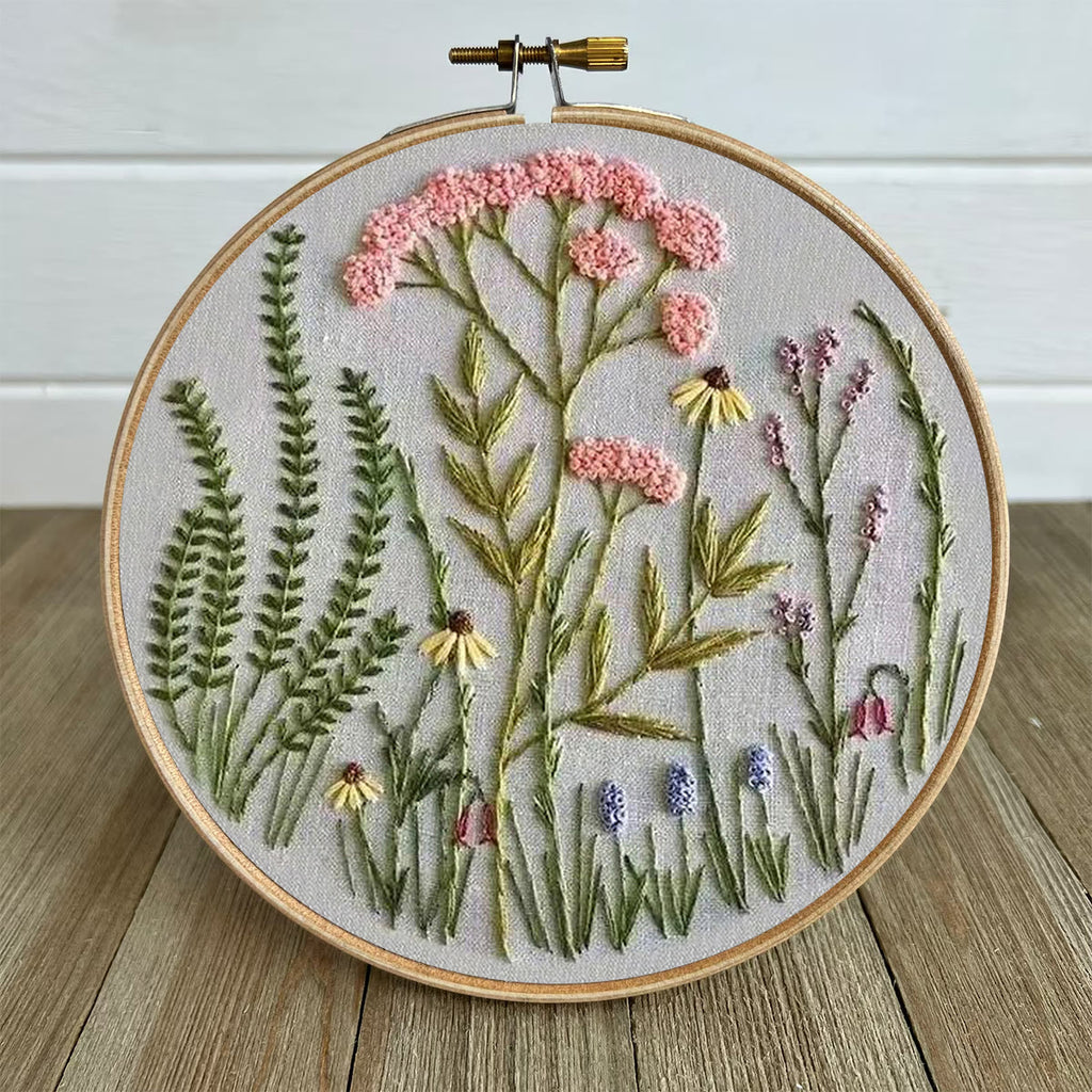 Rubbyoo Embroidery Kit-Wildflowers Pattern | Embroidery Kit For Beginner,Modern Embroidery - image 4