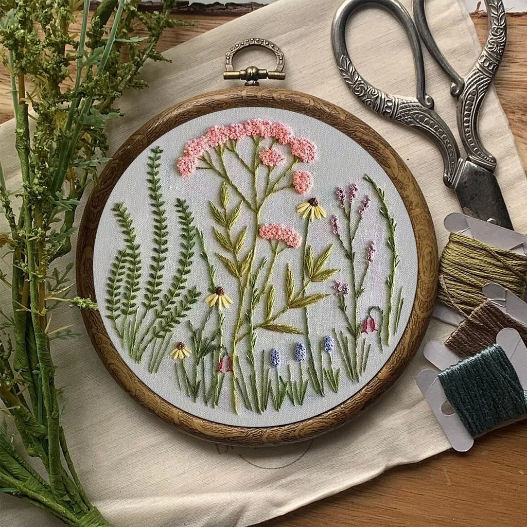 Rubbyoo Embroidery Kit-Wildflowers Pattern | Embroidery Kit For Beginner,Modern Embroidery - image 7