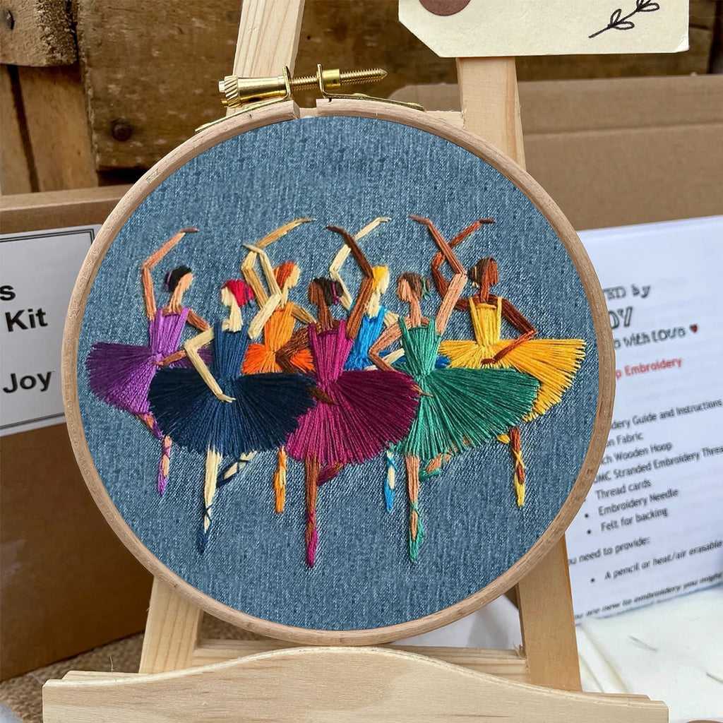 Rubbyoo Embroidery Kit- Dancers Portrait | Cozy Crafts Diy Kit For Women - image 5