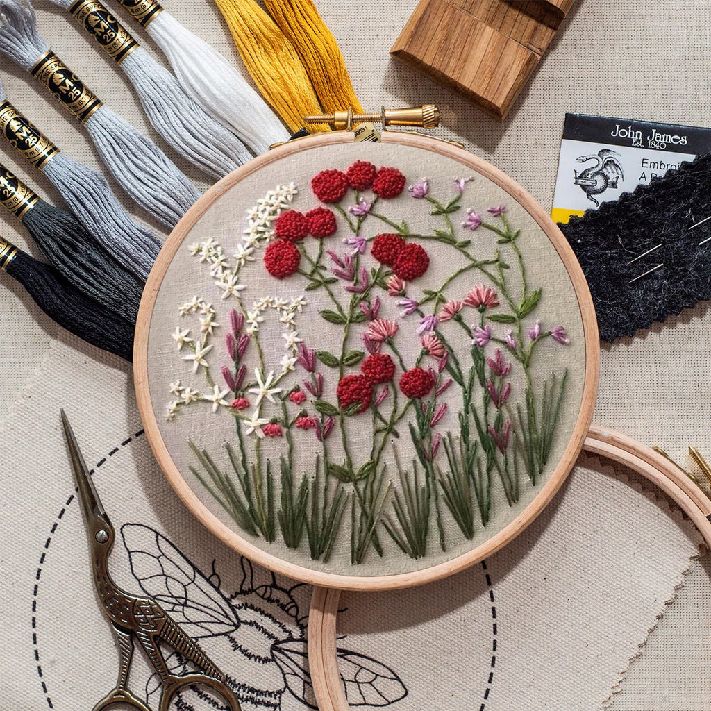 Rubbyoo Embroidery Kit-Floral Plant Pattern | Embroidery Kit For Beginner,Modern Embroidery - image 8
