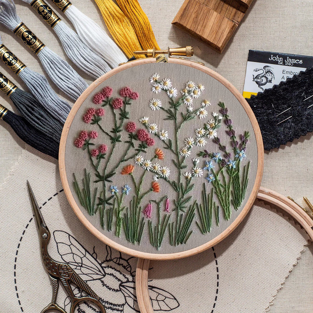Rubbyoo Embroidery Kit-Floral Plant Pattern 2 | Embroidery Kit For Beginner,Modern Embroidery,Cross Stitch - image 8