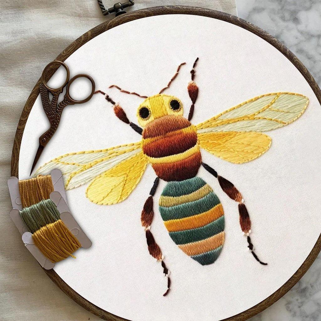 Rubbyoo Embroidery Kit- Honey Bee | Diy Craft Kits  For Beginners - image 6