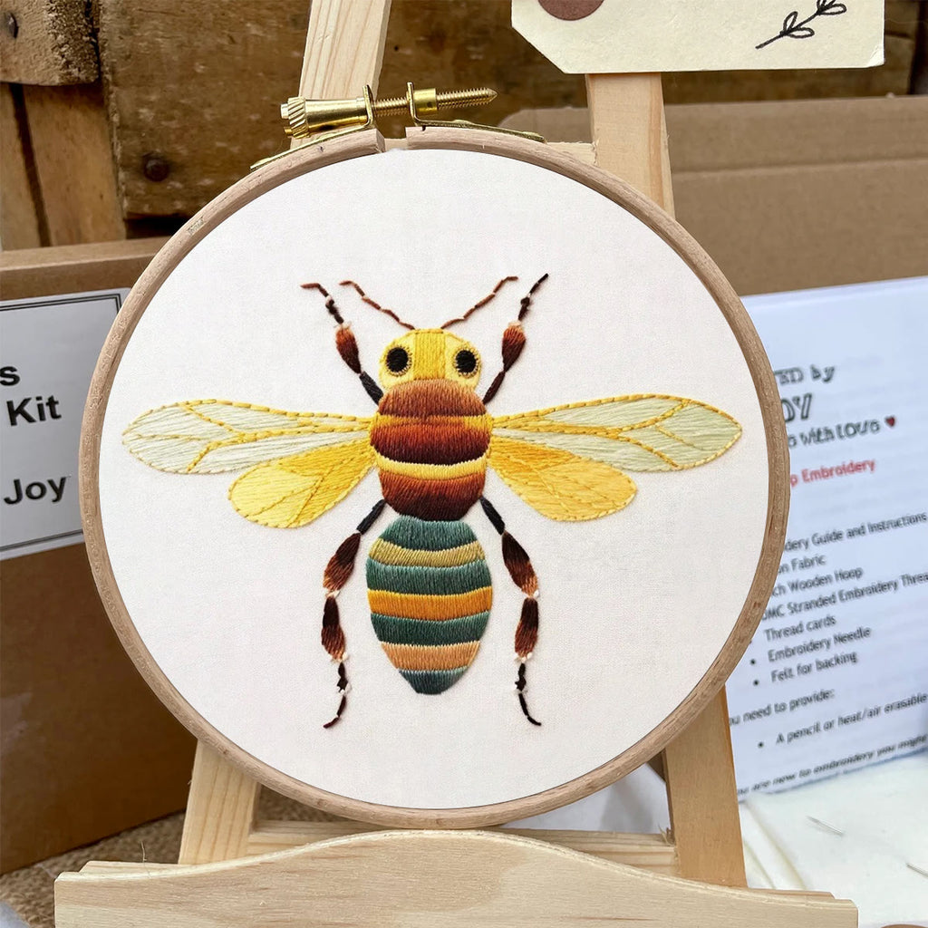 Rubbyoo Embroidery Kit- Honey Bee | Diy Craft Kits  For Beginners - image 4