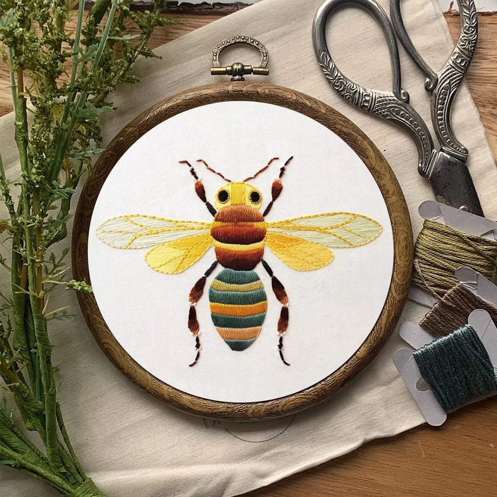 Rubbyoo Embroidery Kit- Honey Bee | Diy Craft Kits  For Beginners - image 7