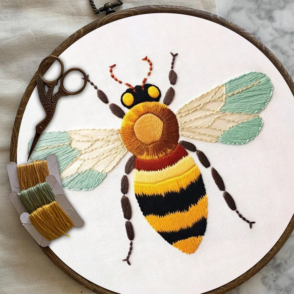 Rubbyoo Embroidery Kit- Bumble Bee| Diy Craft Kits  For Beginners - image 6