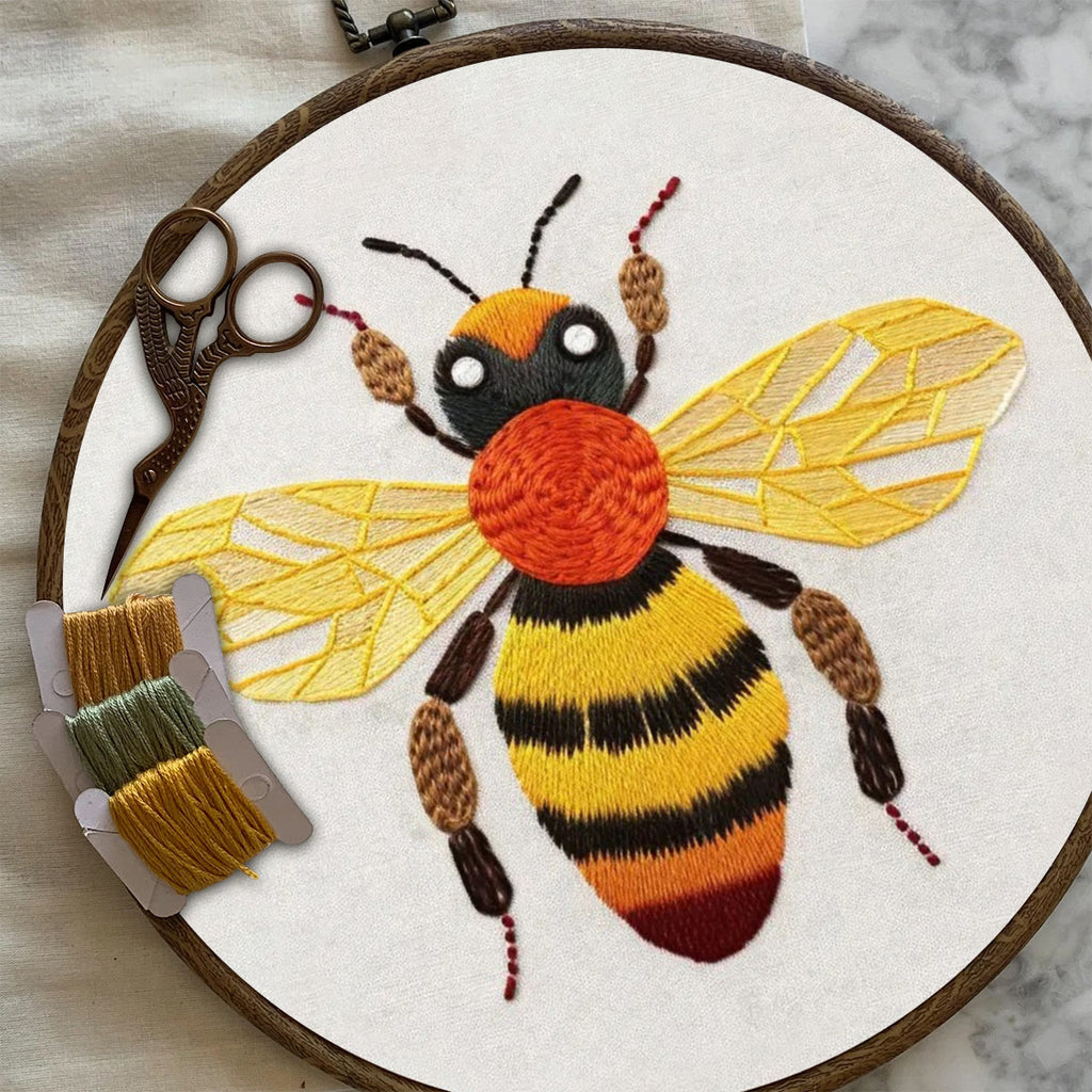 Rubbyoo Embroidery Kit- Bumble Bee 2| Diy Craft Kits  For Beginners - image 6