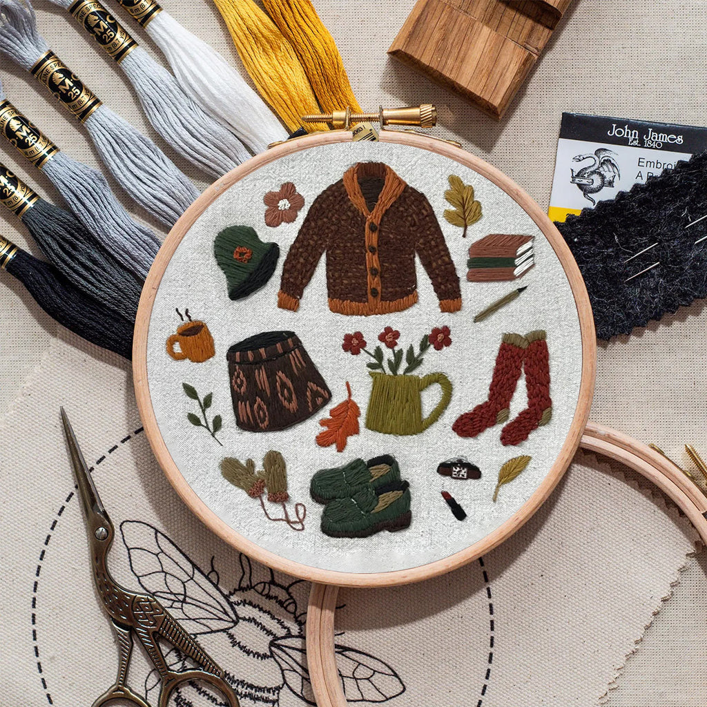 Rubbyoo Embroidery Kit- Autumn Sweaters| Diy Kit For Beginners  Cozy Crafts - image 8