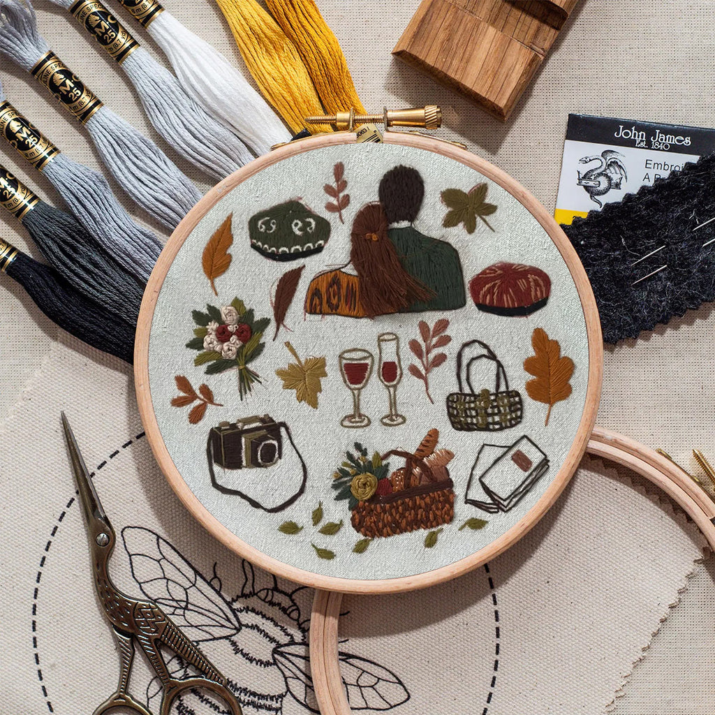 Rubbyoo Embroidery Kit- Autumn Vibes  2 | Diy Kit For Beginners  Cozy Crafts - image 8