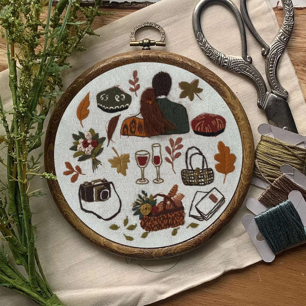 Rubbyoo Embroidery Kit- Autumn Vibes  2 | Diy Kit For Beginners  Cozy Crafts - image 7