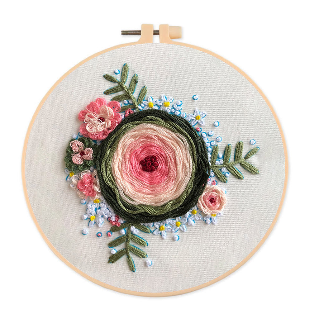 Rubbyoo Embroidery Kit-  Woven Rose Starter Kit For Craft Lover - image 0