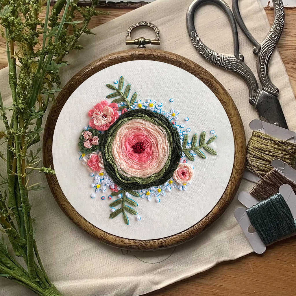 Rubbyoo Embroidery Kit-  Woven Rose Starter Kit For Craft Lover - image 7