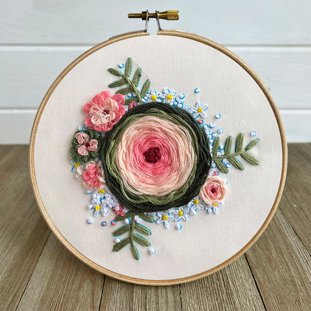 Rubbyoo Embroidery Kit-  Woven Rose Starter Kit For Craft Lover - image 4