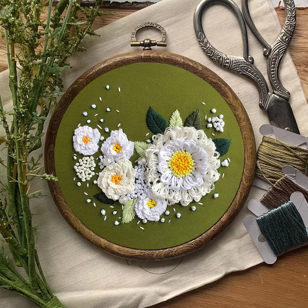 Rubbyoo Embroidery Kit-  Daisy Starter Kit For Craft Lover - image 7