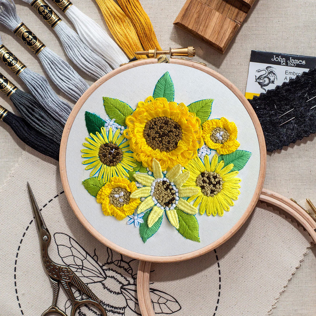 Rubbyoo Embroidery Kit-  Sunflower Starter Kit For Craft Lover - image 8