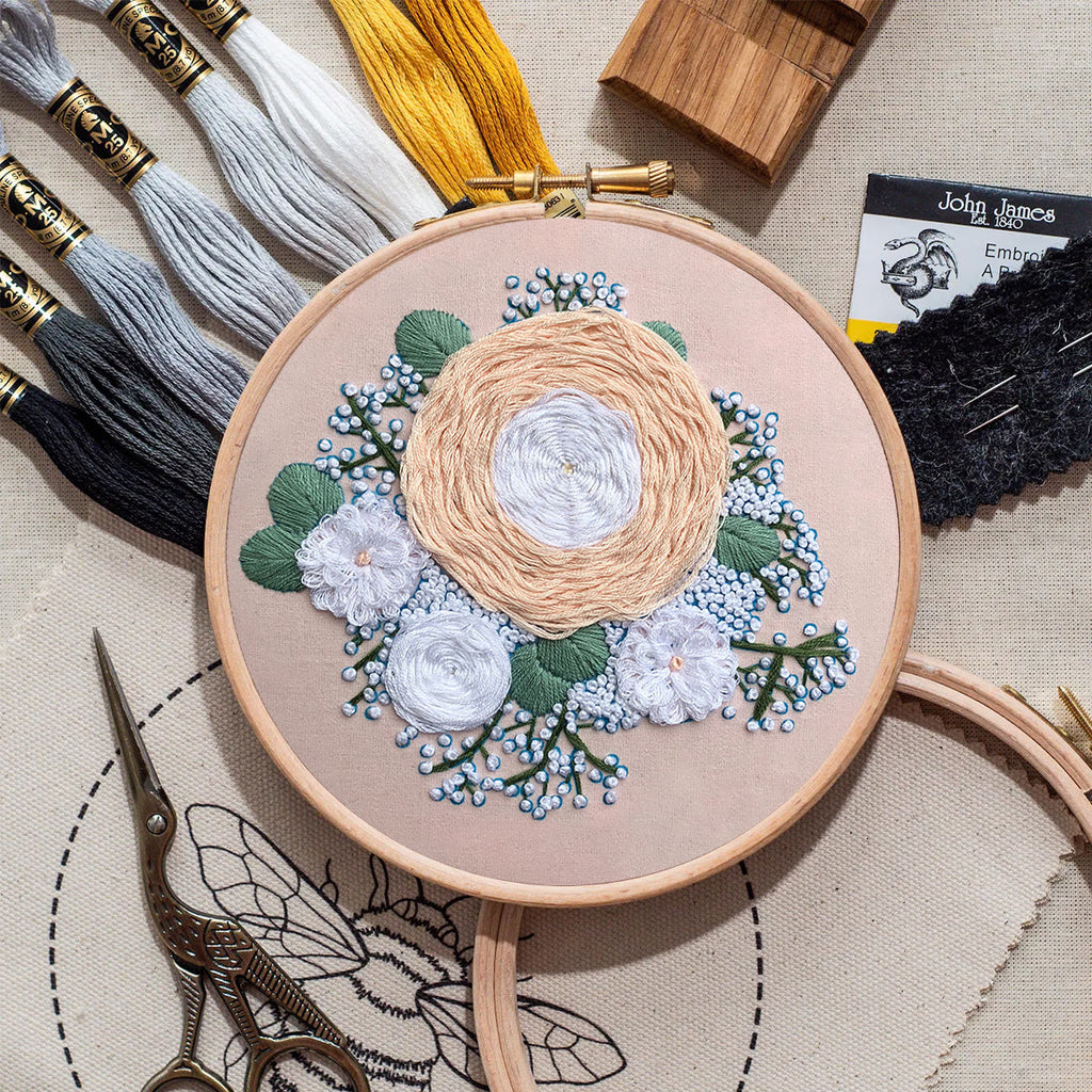 Rubbyoo Embroidery Kit-  Woven Floral Pattern Starter Kit For Craft Lover - image 8