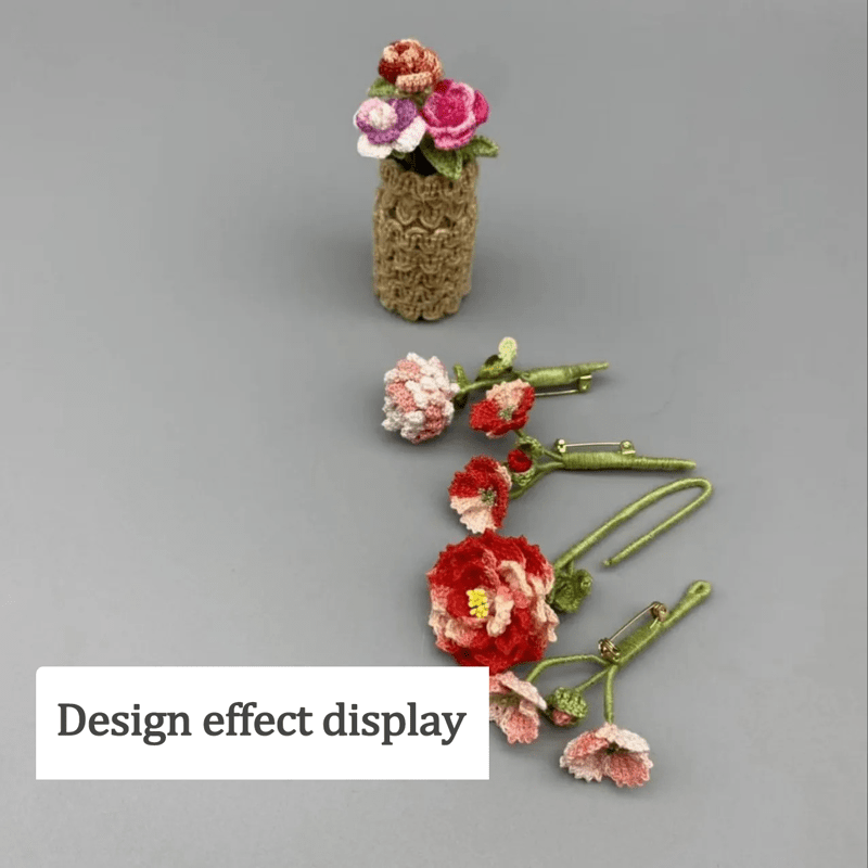 Linen embroidery | Micro-crochet | Tatting lace | Space-dyed lace ball *15 colors - image 3