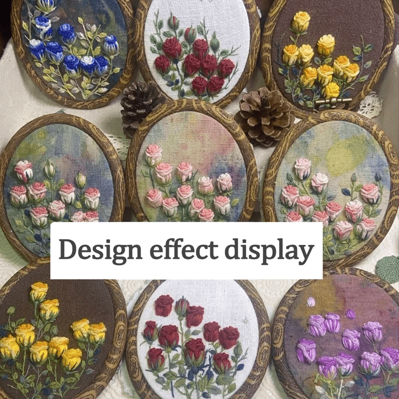 Linen embroidery | Micro-crochet | Tatting lace | Space-dyed lace ball *15 colors - image 6