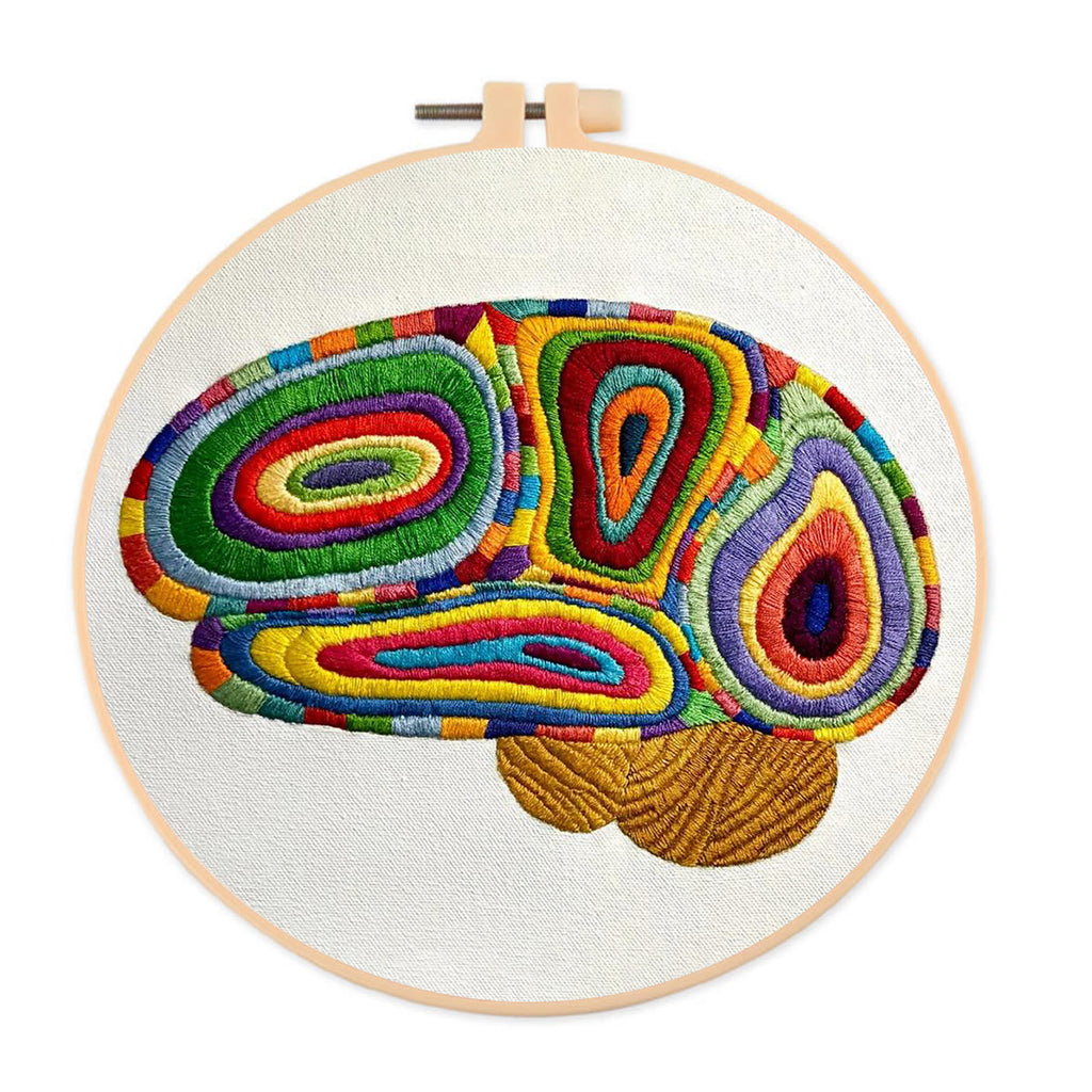 Rubbyoo Embroidery Kit-   The Colors Of Hope Diy Kit For  Aldults| Diy Craft Kits - image 0