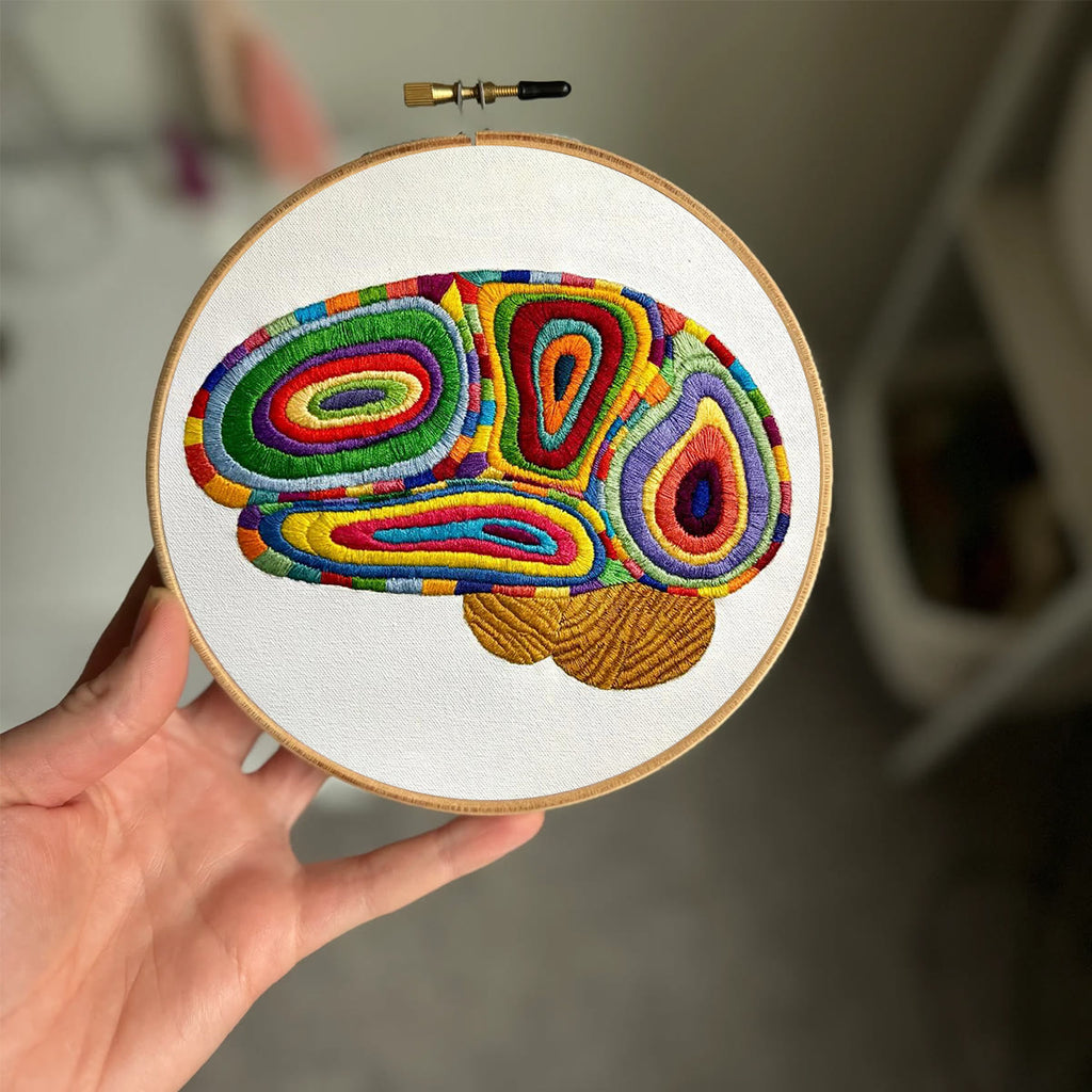 Rubbyoo Embroidery Kit-   The Colors Of Hope Diy Kit For  Aldults| Diy Craft Kits - image 1