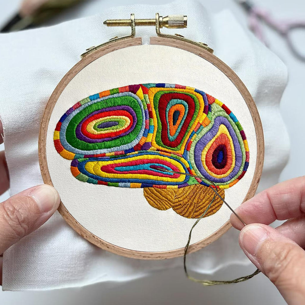 Rubbyoo Embroidery Kit-   The Colors Of Hope Diy Kit For  Aldults| Diy Craft Kits - image 3