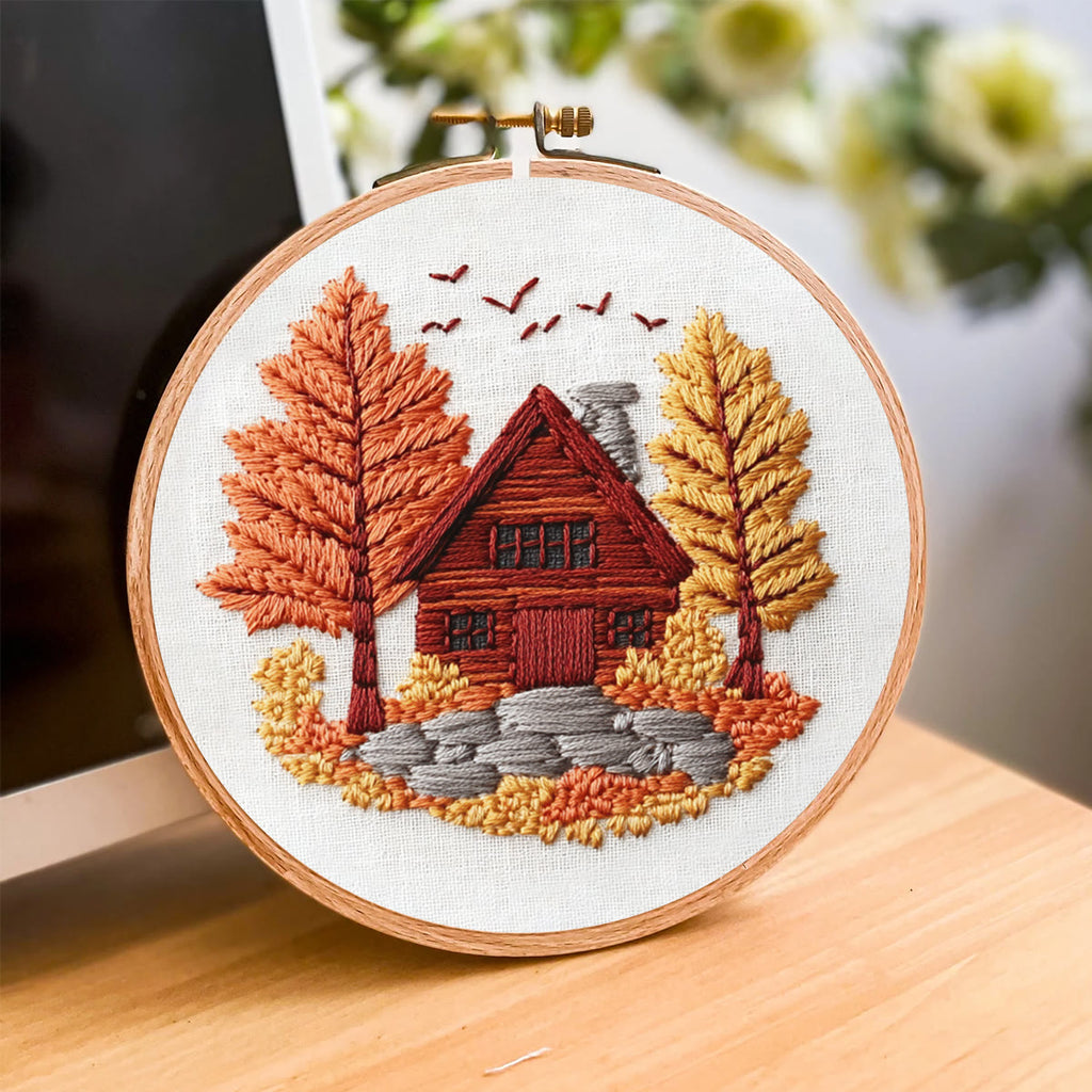 Rubbyoo Embroidery Kit- Farmhouse Diy Craft Kits| Autumn Craft - image 3
