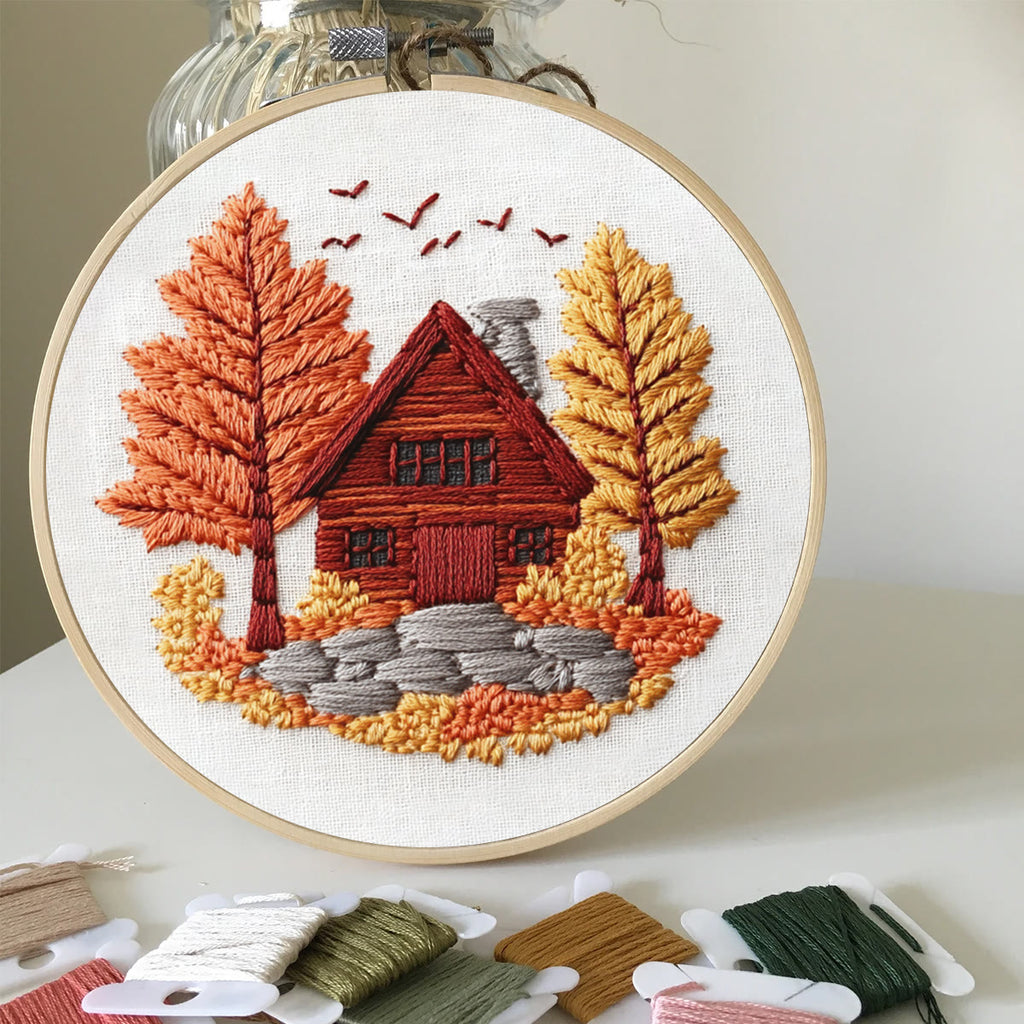 Rubbyoo Embroidery Kit- Farmhouse Diy Craft Kits| Autumn Craft - image 4