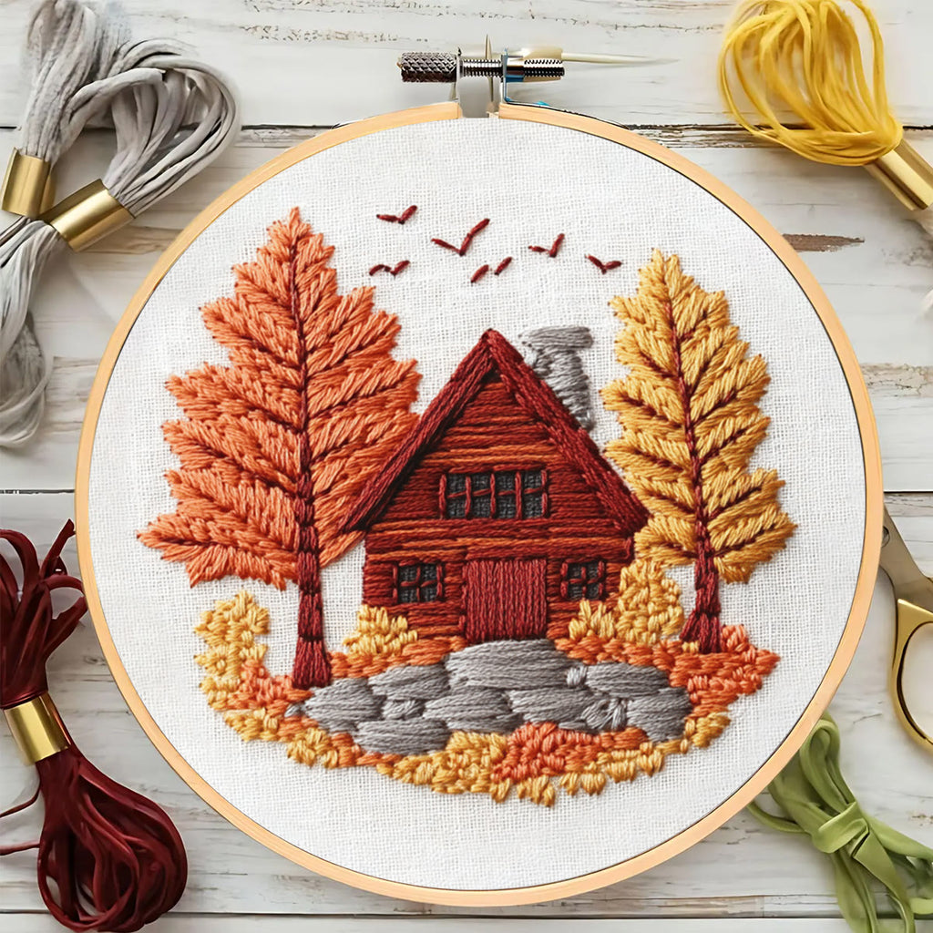 Rubbyoo Embroidery Kit- Farmhouse Diy Craft Kits| Autumn Craft - image 6