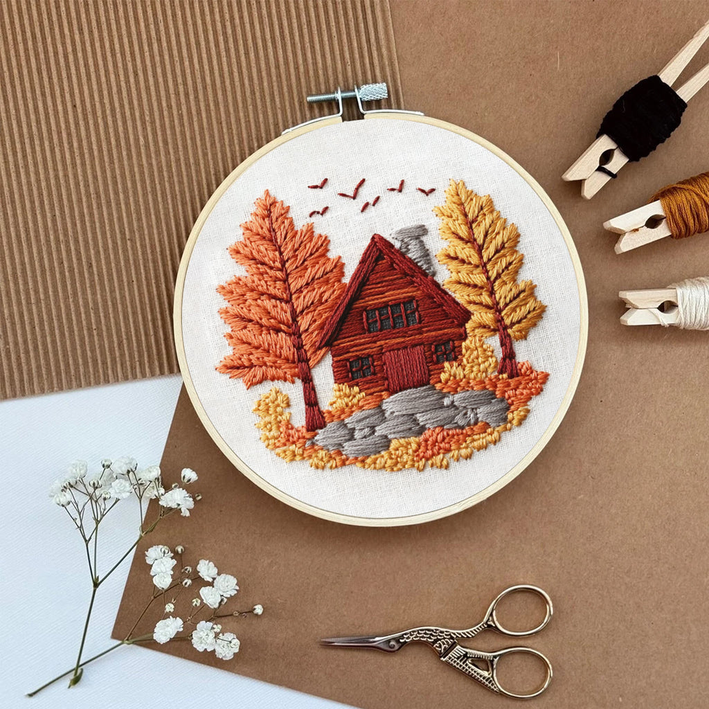 Rubbyoo Embroidery Kit- Farmhouse Diy Craft Kits| Autumn Craft - image 5