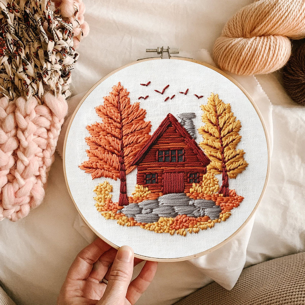 Rubbyoo Embroidery Kit- Farmhouse Diy Craft Kits| Autumn Craft - image 8