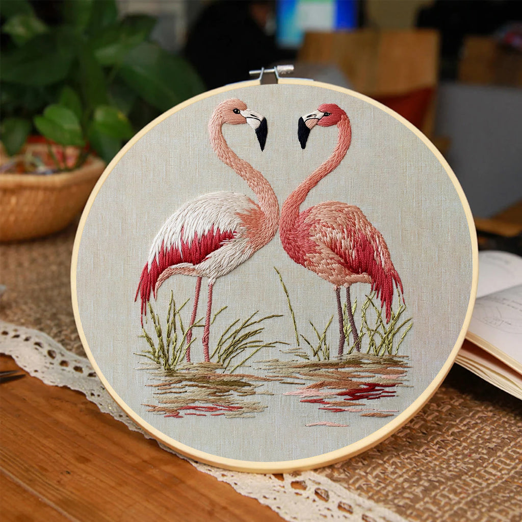 Rubbyoo Embroidery Kit- Fabulous Flamingo2 - image 3
