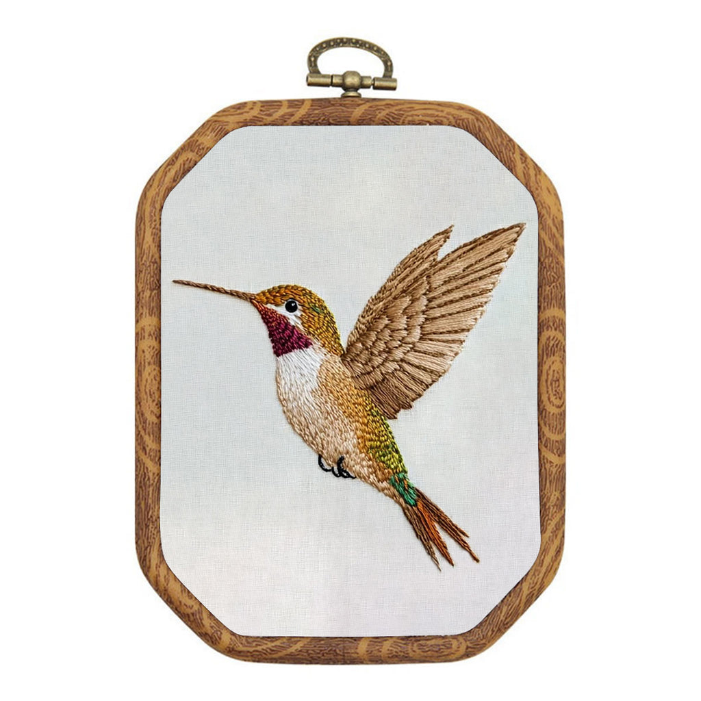 Rubbyoo Embroidery Kit-Golden Hummingbird - image 0