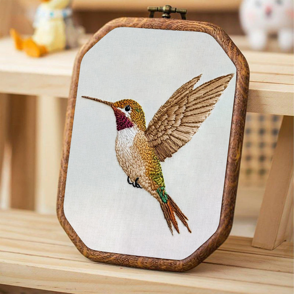 Rubbyoo Embroidery Kit-Golden Hummingbird - image 3
