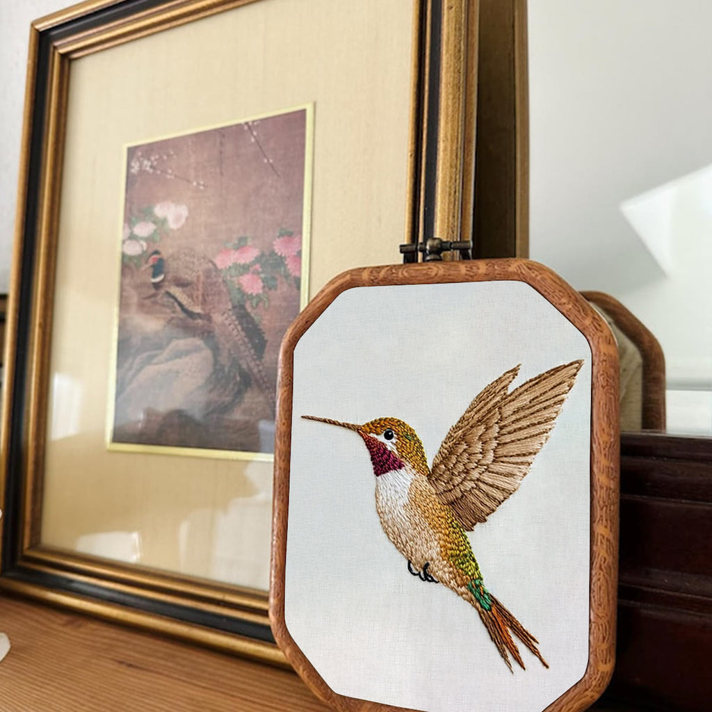 Rubbyoo Embroidery Kit-Golden Hummingbird - image 2